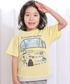 SLAP SLIP / スラップ スリップ Tシャツ | 操縦席プリント天竺Tシャツ(80~130cm)