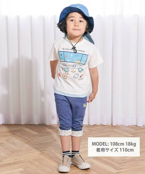 SLAP SLIP / スラップ スリップ Tシャツ | 操縦席プリント天竺Tシャツ(80~130cm) | 詳細1