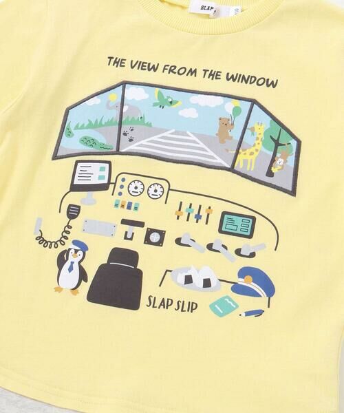SLAP SLIP / スラップ スリップ Tシャツ | 操縦席プリント天竺Tシャツ(80~130cm) | 詳細8
