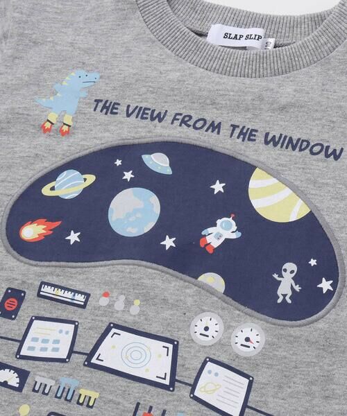 SLAP SLIP / スラップ スリップ Tシャツ | 操縦席プリント天竺Tシャツ(80~130cm) | 詳細14