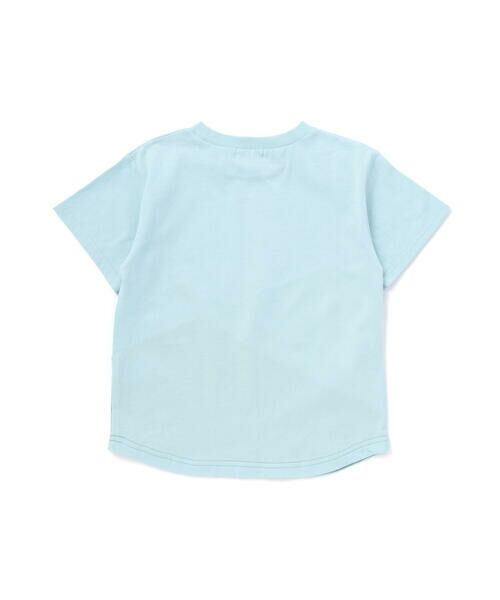 SLAP SLIP / スラップ スリップ Tシャツ | 宇宙&海モチーフ切り替え天竺Tシャツ(80~130cm) | 詳細6