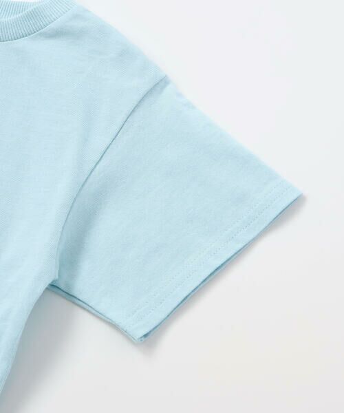 SLAP SLIP / スラップ スリップ Tシャツ | 宇宙&海モチーフ切り替え天竺Tシャツ(80~130cm) | 詳細8