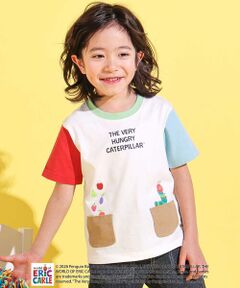 SLAP SLIP / スラップ スリップ Tシャツ | 【絵本コラボ-はらぺこあおむし-】無地&ボーダー柄半袖Tシャツ(80~120cm)