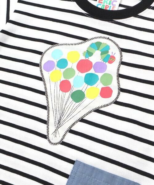 SLAP SLIP / スラップ スリップ Tシャツ | 【絵本コラボ-はらぺこあおむし-】無地&ボーダー柄半袖Tシャツ(80~120cm) | 詳細15