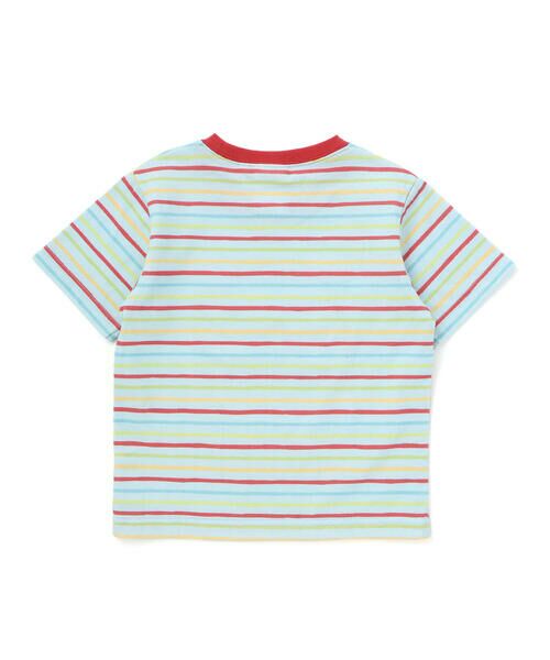 SLAP SLIP / スラップ スリップ Tシャツ | 【絵本コラボ-はらぺこあおむし-】無地&ボーダー柄半袖Tシャツ(80~120cm) | 詳細20