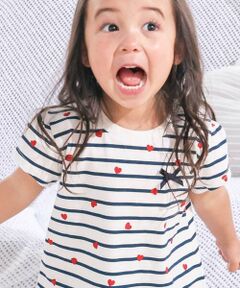 SLAP SLIP / スラップ スリップ Tシャツ | 【スララク/防汚加工/オーガニックコットン】ときめき女の子半袖Tシャツ(80~130cm)