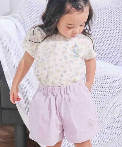 SLAP SLIP / スラップ スリップ Tシャツ | 【スララク/防汚加工/オーガニックコットン】ときめき女の子半袖Tシャツ(80~130cm) | 詳細2