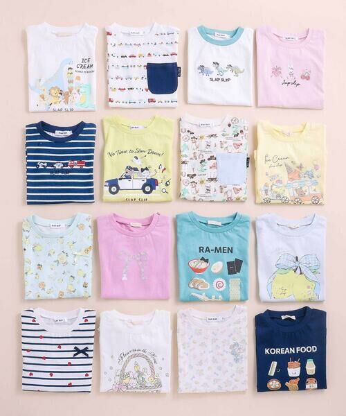 SLAP SLIP / スラップ スリップ Tシャツ | 【スララク/防汚加工/オーガニックコットン】ときめき女の子半袖Tシャツ(80~130cm) | 詳細12