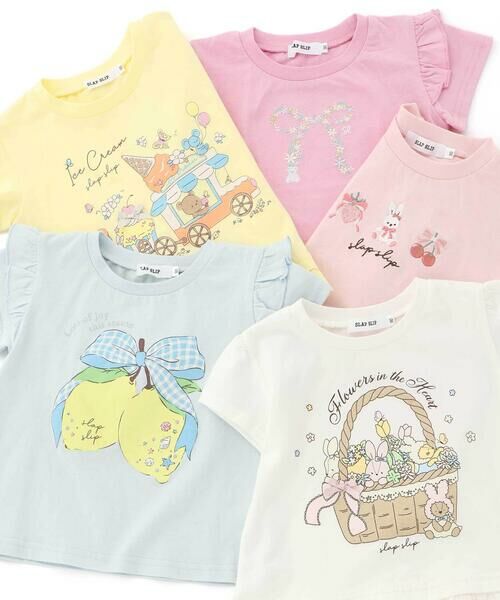 SLAP SLIP / スラップ スリップ Tシャツ | 【スララク/防汚加工/オーガニックコットン】ときめき女の子半袖Tシャツ(80~130cm) | 詳細15