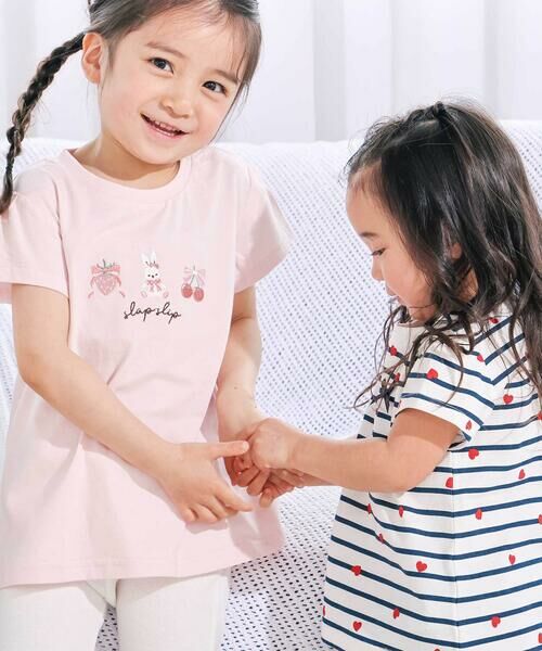 SLAP SLIP / スラップ スリップ Tシャツ | 【スララク/防汚加工/オーガニックコットン】ときめき女の子半袖Tシャツ(80~130cm) | 詳細20