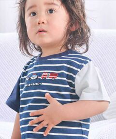 SLAP SLIP / スラップ スリップ Tシャツ | 【スララク/防汚加工/オーガニックコットン】わくわく男の子半袖Tシャツ(80~130cm)