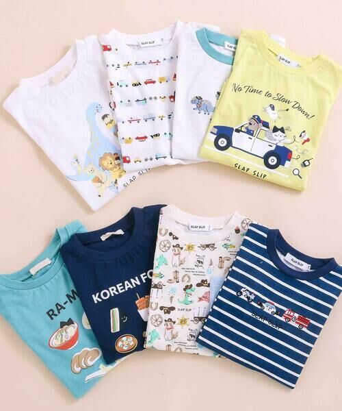 SLAP SLIP / スラップ スリップ Tシャツ | 【スララク/防汚加工/オーガニックコットン】わくわく男の子半袖Tシャツ(80~130cm) | 詳細6