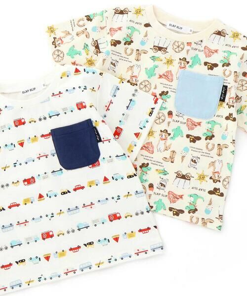 SLAP SLIP / スラップ スリップ Tシャツ | 【スララク/防汚加工/オーガニックコットン】わくわく男の子半袖Tシャツ(80~130cm) | 詳細11