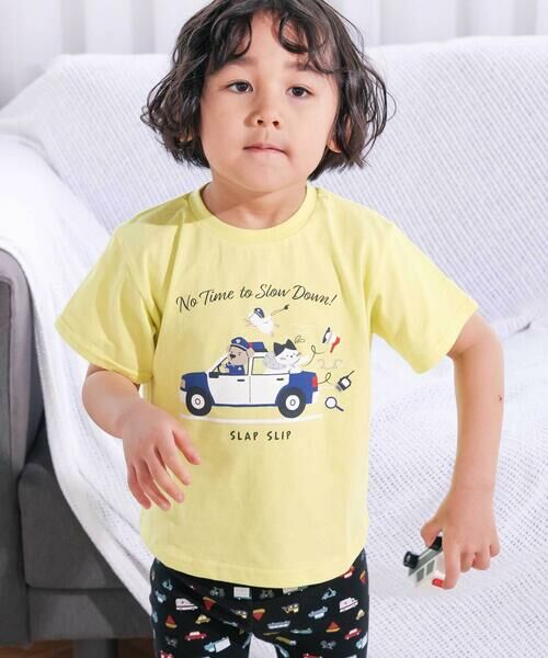 SLAP SLIP / スラップ スリップ Tシャツ | 【スララク/防汚加工/オーガニックコットン】わくわく男の子半袖Tシャツ(80~130cm) | 詳細15