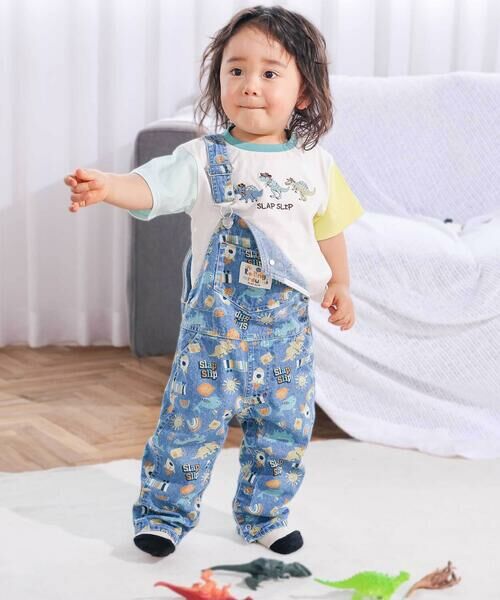 SLAP SLIP / スラップ スリップ Tシャツ | 【スララク/防汚加工/オーガニックコットン】わくわく男の子半袖Tシャツ(80~130cm) | 詳細17