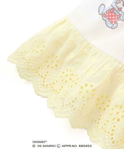 SLAP SLIP / スラップ スリップ ミニ丈・ひざ丈ワンピース | 【SWIMMERｘサンリオキャラクターズｘSLAPSLIP】フレアスカートレース付きワンピース(80~130cm) | 詳細17