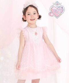 SLAP SLIP / スラップ スリップ ミニ丈・ひざ丈ワンピース | 【スラプリ】ラメドット柄チュールワンピース(90~130cm)