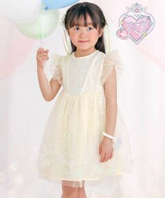 SLAP SLIP / スラップ スリップ ミニ丈・ひざ丈ワンピース | 【スラプリ】ラメドット柄チュールワンピース(90~130cm)