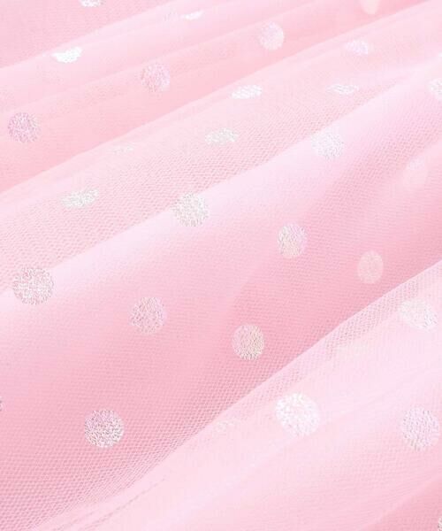 SLAP SLIP / スラップ スリップ ミニ丈・ひざ丈ワンピース | 【スラプリ】ラメドット柄チュールワンピース(90~130cm) | 詳細11