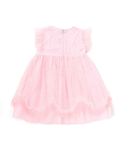 SLAP SLIP / スラップ スリップ ミニ丈・ひざ丈ワンピース | 【スラプリ】ラメドット柄チュールワンピース(90~130cm) | 詳細5