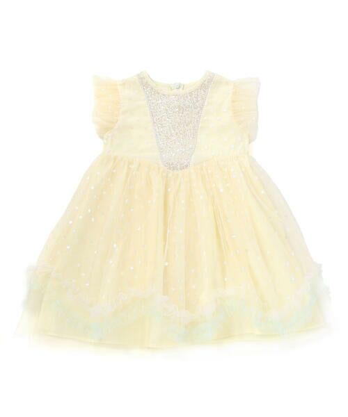 SLAP SLIP / スラップ スリップ ミニ丈・ひざ丈ワンピース | 【スラプリ】ラメドット柄チュールワンピース(90~130cm) | 詳細14