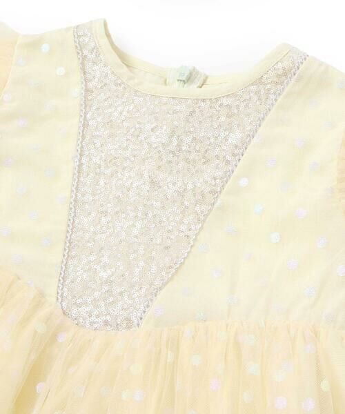 SLAP SLIP / スラップ スリップ ミニ丈・ひざ丈ワンピース | 【スラプリ】ラメドット柄チュールワンピース(90~130cm) | 詳細16