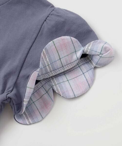 SLAP SLIP / スラップ スリップ ミニ丈・ひざ丈ワンピース | 【お揃い】マドラスチェック刺しゅう入りワンピース(80~130cm) | 詳細7