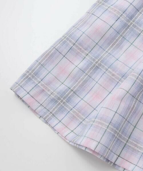 SLAP SLIP / スラップ スリップ ミニ丈・ひざ丈ワンピース | 【お揃い】マドラスチェック刺しゅう入りワンピース(80~130cm) | 詳細10