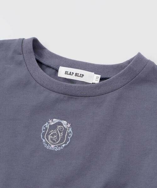 SLAP SLIP / スラップ スリップ ミニ丈・ひざ丈ワンピース | 【お揃い】マドラスチェック刺しゅう入りワンピース(80~130cm) | 詳細5