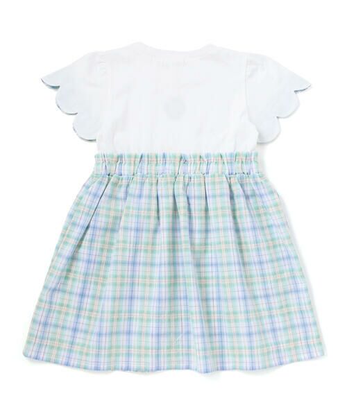 SLAP SLIP / スラップ スリップ ミニ丈・ひざ丈ワンピース | 【お揃い】マドラスチェック刺しゅう入りワンピース(80~130cm) | 詳細18