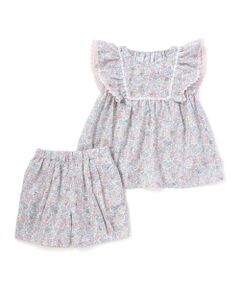 SLAP SLIP / スラップ スリップ その他トップス | 花柄チュニック+ショーパンセットアップ(80~130cm)
