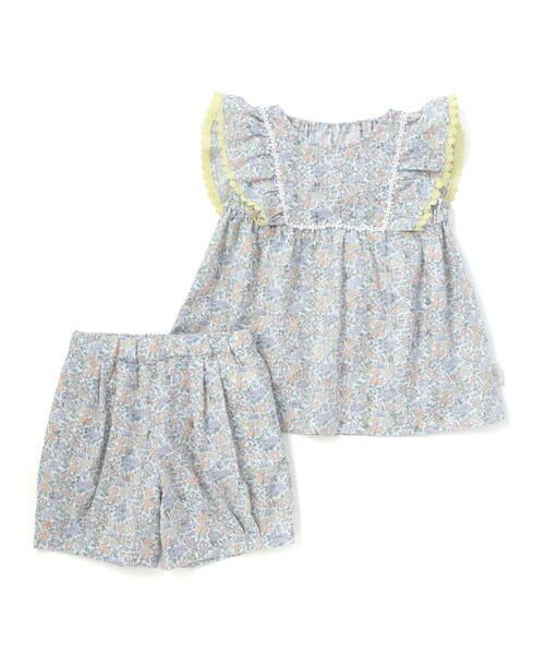 SLAP SLIP / スラップ スリップ その他トップス | 花柄チュニック+ショーパンセットアップ(80~130cm) | 詳細18