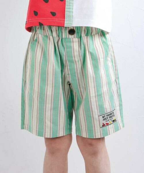 SLAP SLIP / スラップ スリップ その他トップス | フルーツ昆虫プリント半袖Tシャツ+パンツセットアップ(80~130cm) | 詳細2