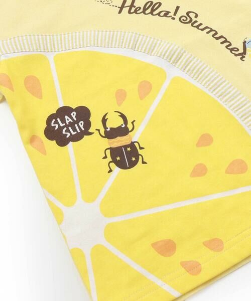 SLAP SLIP / スラップ スリップ その他トップス | フルーツ昆虫プリント半袖Tシャツ+パンツセットアップ(80~130cm) | 詳細15