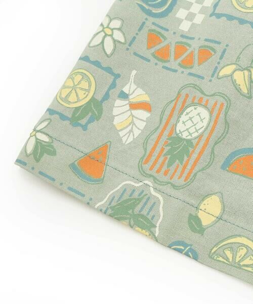 SLAP SLIP / スラップ スリップ Tシャツ | 【接触冷感/お揃い】海の生き物恐竜果物総柄切り替え半袖シャツ(80~130cm) | 詳細22