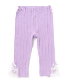 SLAP SLIP / スラップ スリップ レギンス・スパッツ | 裾チュールレース7分丈レギンス(80~120cm)