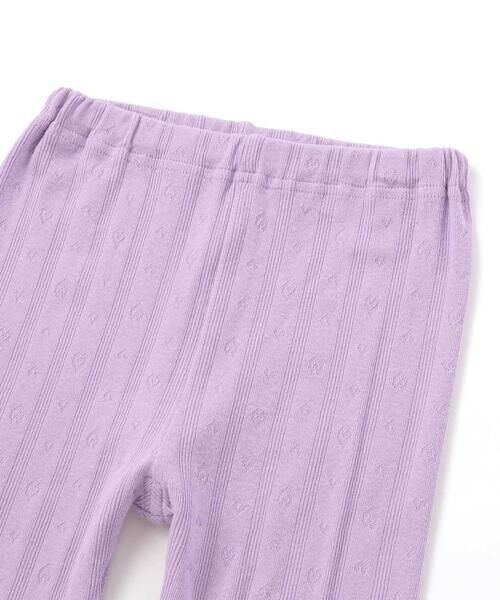 SLAP SLIP / スラップ スリップ レギンス・スパッツ | 裾チュールレース7分丈レギンス(80~120cm) | 詳細8