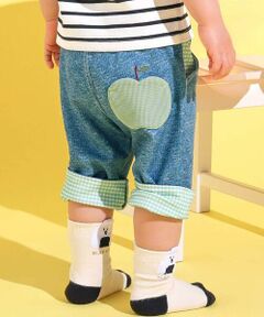 SLAP SLIP / スラップ スリップ その他パンツ | 裾折り返しチェック柄7分丈パンツ(80~130cm)