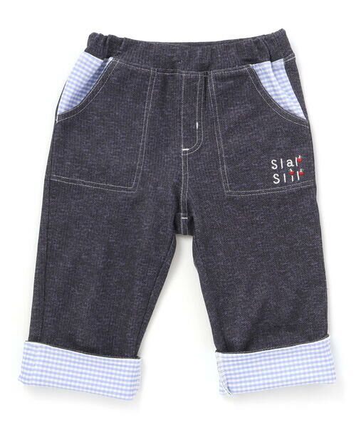 SLAP SLIP / スラップ スリップ その他パンツ | 裾折り返しチェック柄7分丈パンツ(80~130cm) | 詳細4