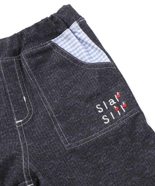 SLAP SLIP / スラップ スリップ その他パンツ | 裾折り返しチェック柄7分丈パンツ(80~130cm) | 詳細8