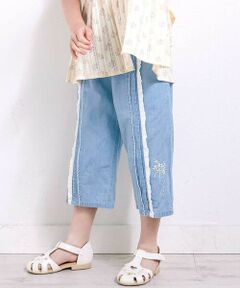 SLAP SLIP / スラップ スリップ ショート・ハーフ・半端丈パンツ | ウエストリボン付き7分丈リラックスパンツ(90~130cm)