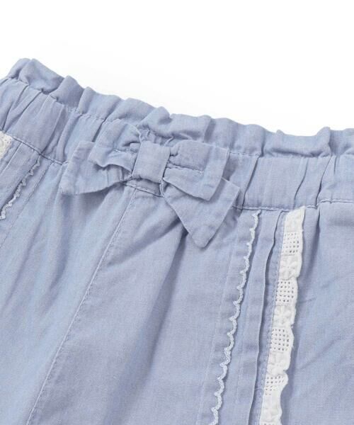 SLAP SLIP / スラップ スリップ ショート・ハーフ・半端丈パンツ | ウエストリボン付き7分丈リラックスパンツ(90~130cm) | 詳細5