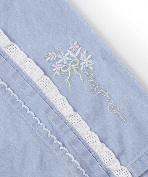 SLAP SLIP / スラップ スリップ ショート・ハーフ・半端丈パンツ | ウエストリボン付き7分丈リラックスパンツ(90~130cm) | 詳細7