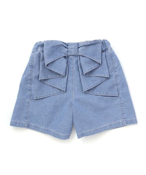 SLAP SLIP / スラップ スリップ ショート・ハーフ・半端丈パンツ | デニム&ツイルバックフリルリボンショートパンツ(90~130cm) | 詳細4