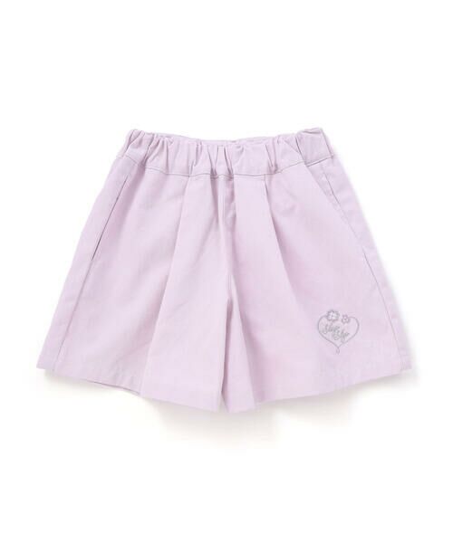 SLAP SLIP / スラップ スリップ ショート・ハーフ・半端丈パンツ | デニム&ツイルバックフリルリボンショートパンツ(90~130cm) | 詳細9