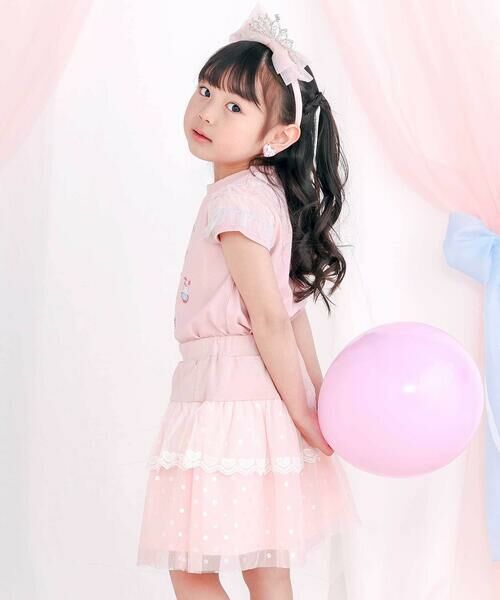 SLAP SLIP / スラップ スリップ ショート・ハーフ・半端丈パンツ | 【スラプリ】チュールレース付きスカパン(90~130cm) | 詳細2