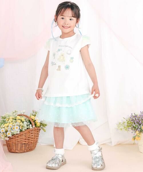 SLAP SLIP / スラップ スリップ ショート・ハーフ・半端丈パンツ | 【スラプリ】チュールレース付きスカパン(90~130cm) | 詳細17