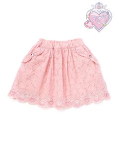 SLAP SLIP / スラップ スリップ ショート・ハーフ・半端丈パンツ | 【スラプリ】スカラップレースビジュー付きスカパン(90~130cm)