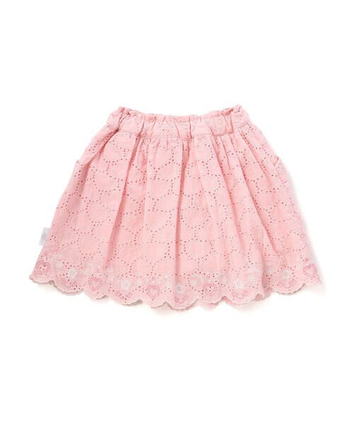 SLAP SLIP / スラップ スリップ ショート・ハーフ・半端丈パンツ | 【スラプリ】スカラップレースビジュー付きスカパン(90~130cm) | 詳細3