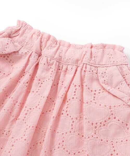 SLAP SLIP / スラップ スリップ ショート・ハーフ・半端丈パンツ | 【スラプリ】スカラップレースビジュー付きスカパン(90~130cm) | 詳細4